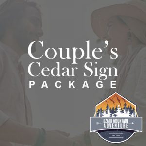 Couples Cedar Sign