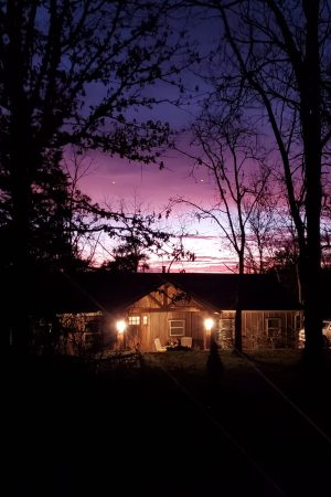 Dusk at the Base Camp Site
